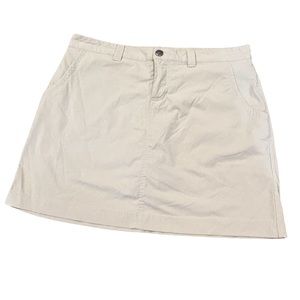NWOT Eddie Bauer Nylon Spandex Tan Golf Skort 8‎